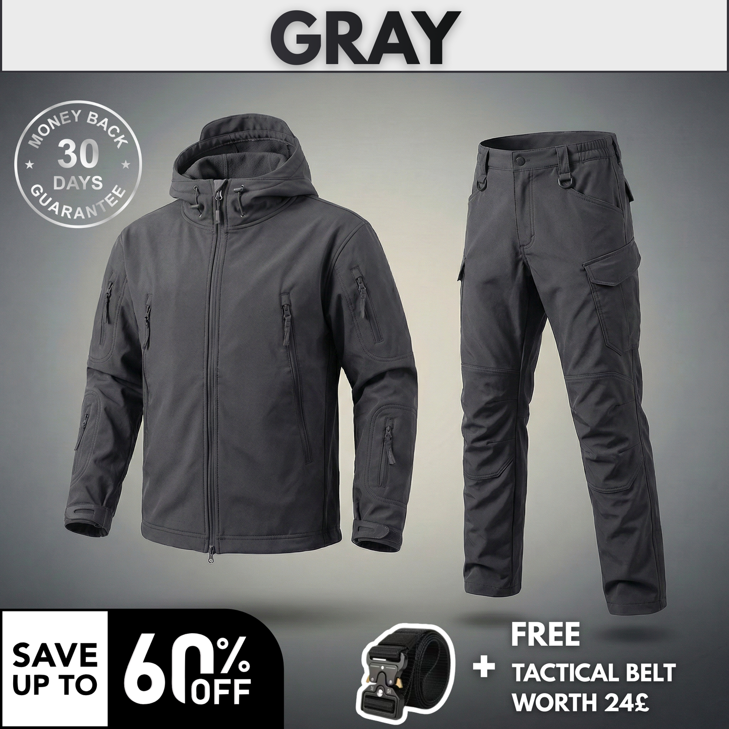 VORAX™– Waterproof Softshell Jacket & Pants Set